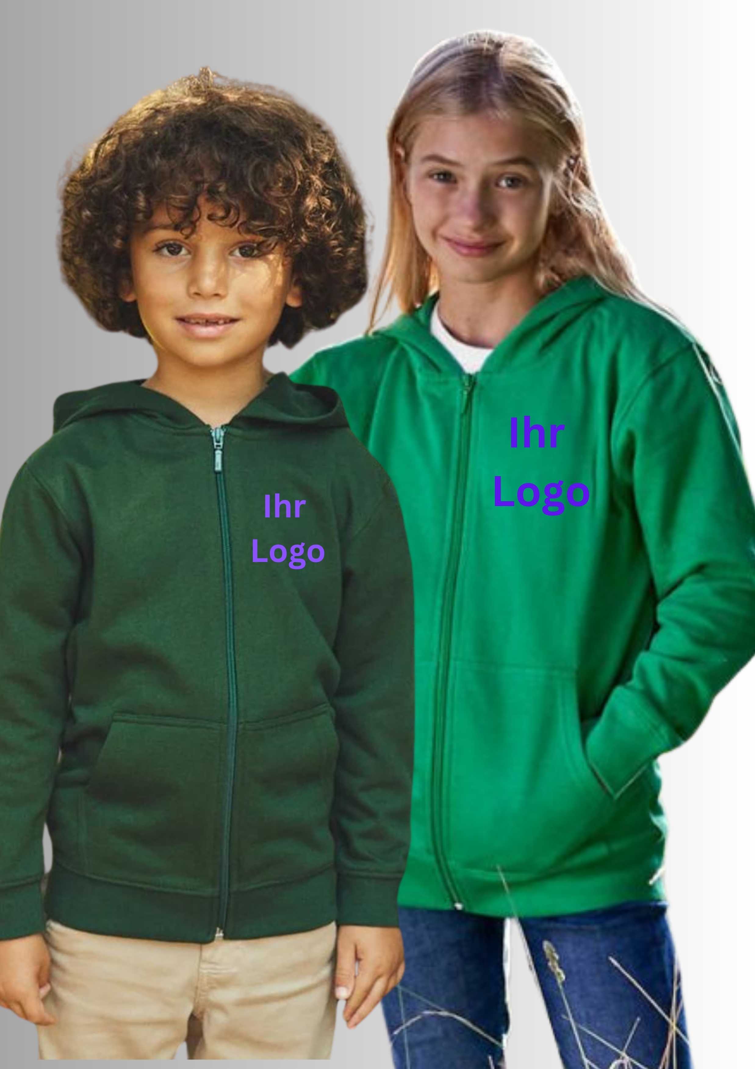 Organic Kinder Zip-Hoodie