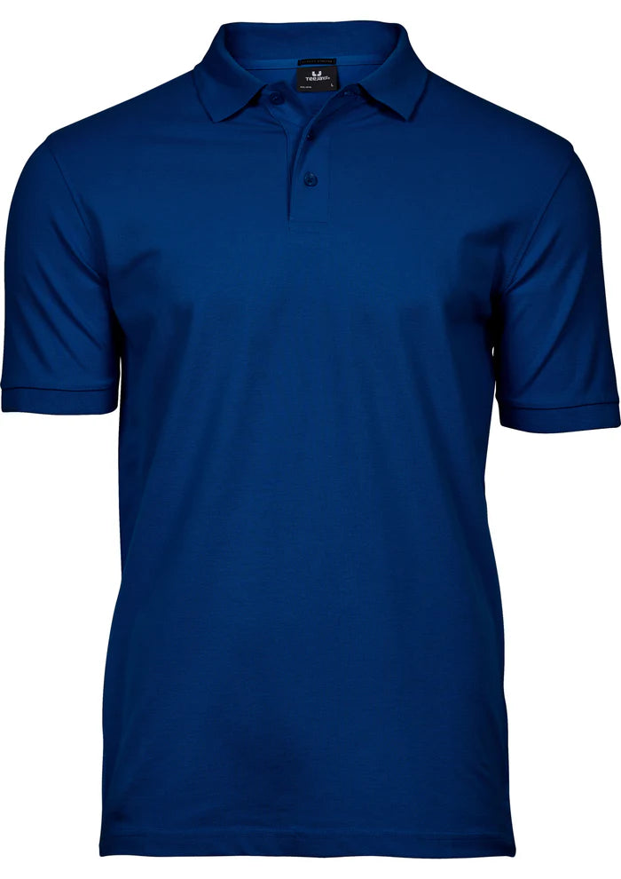 Men´s Luxury Stretch Polo 1 Stk Gr. M/1 Stk. Gr. 2XL/1 Stk Gr. 3XL in der Farbe Indigo Blue