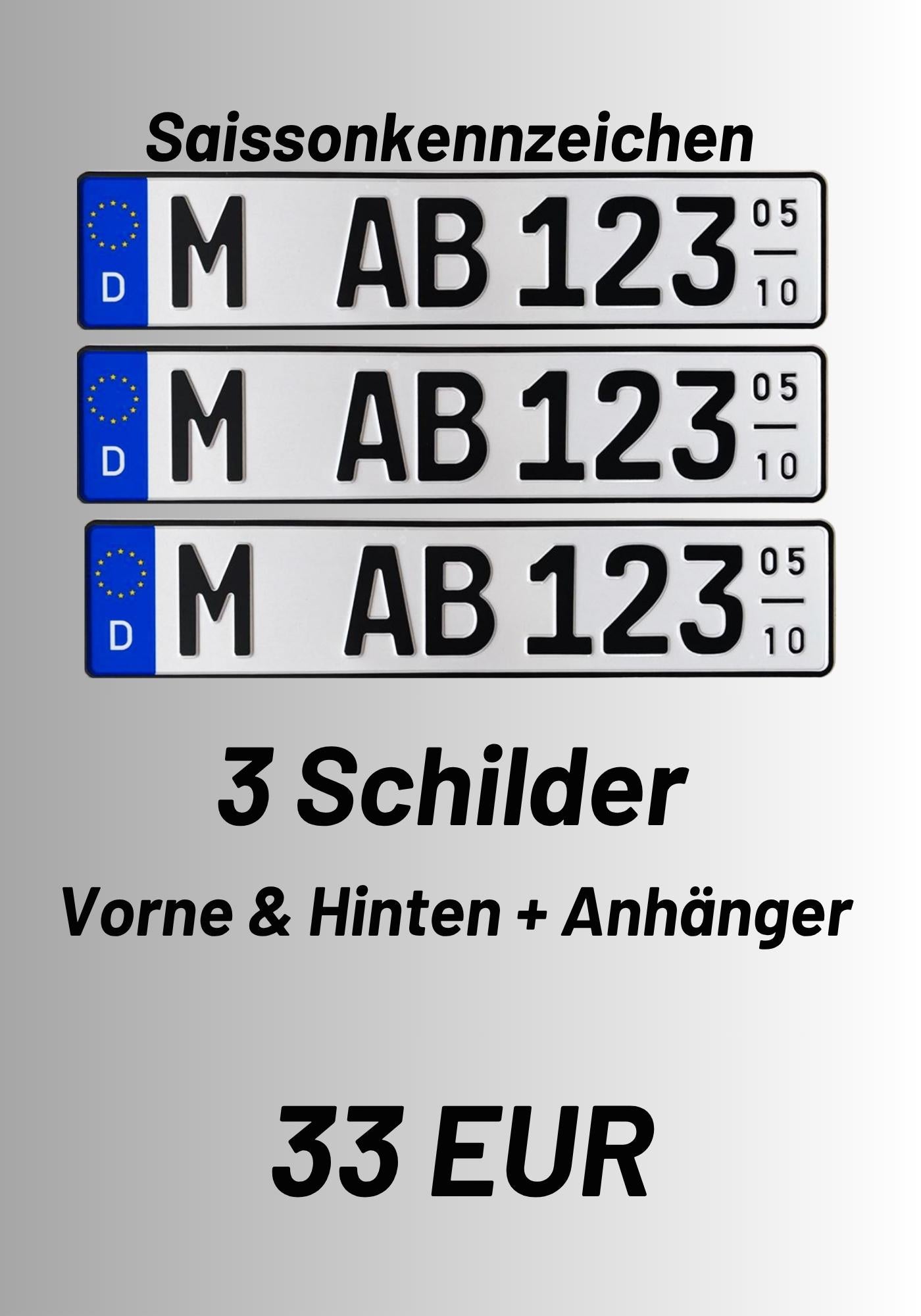 Saissonkennzeichen-3Schilder