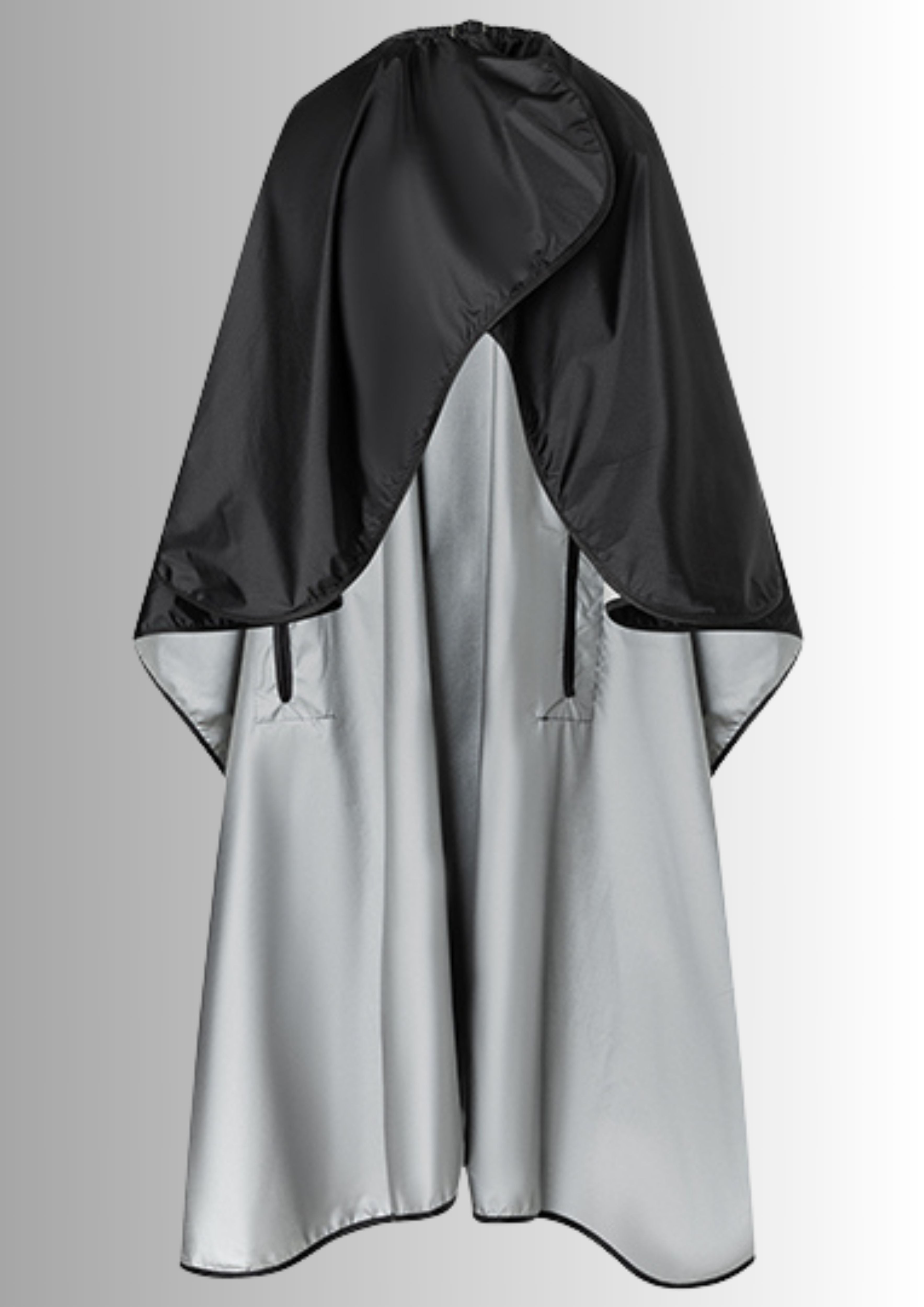 Friseurumhang mit Handdurchgriffen