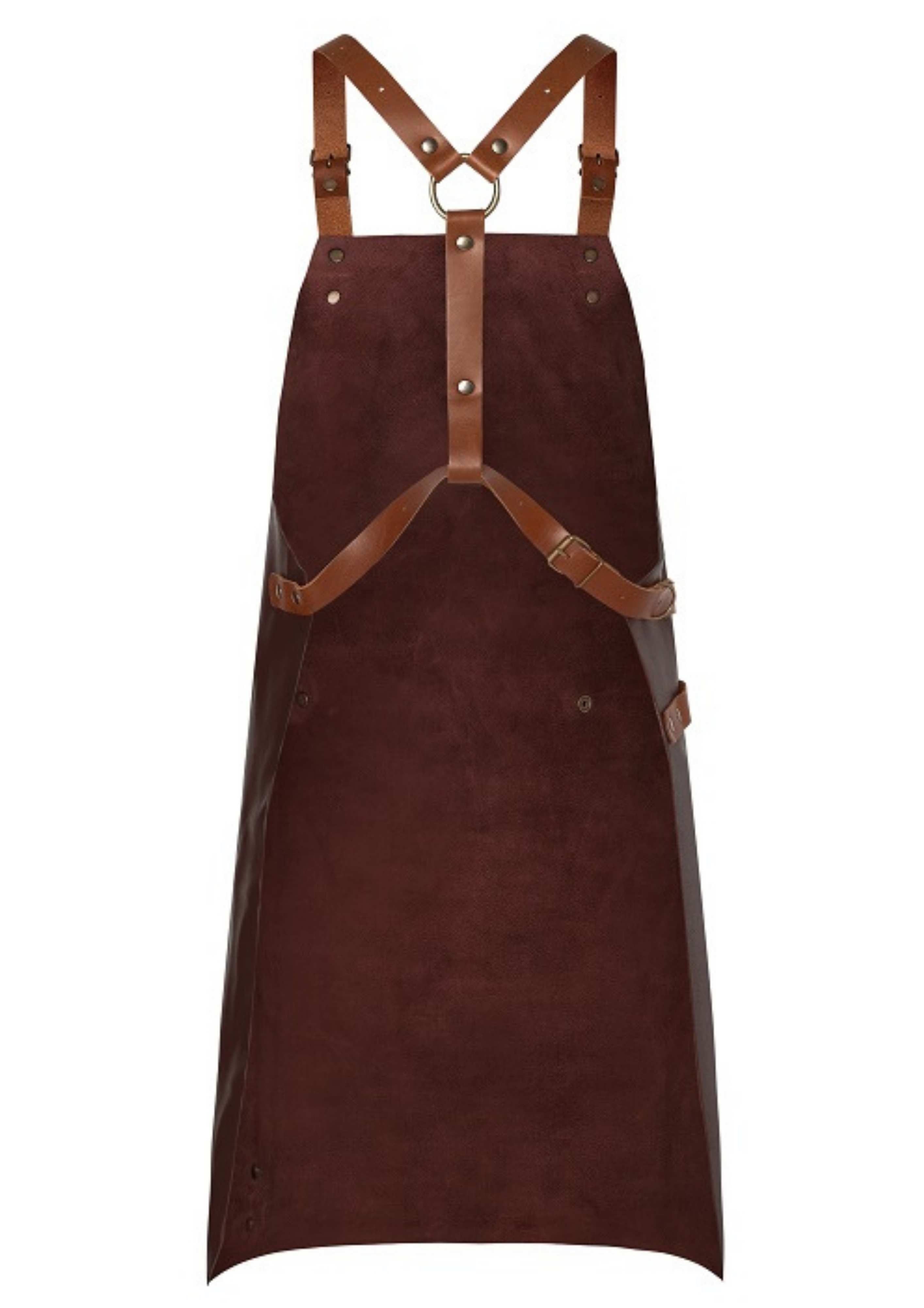 Leder Latzschürze X-Style mit Kreuzträgern